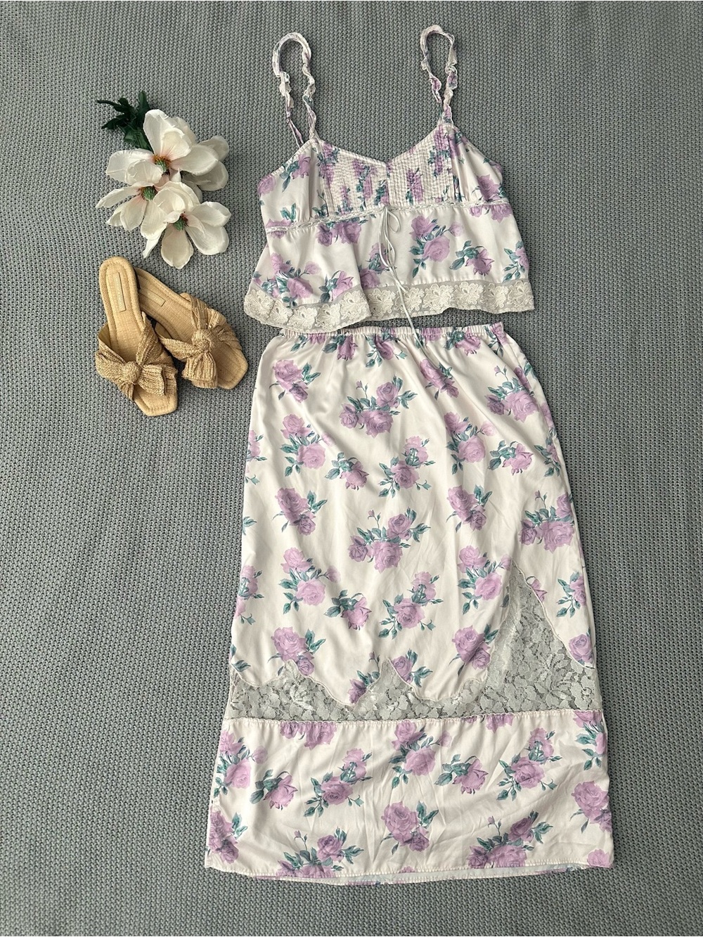 Love Shack Fancy Fayette skirt and top coordinated set Size Medium